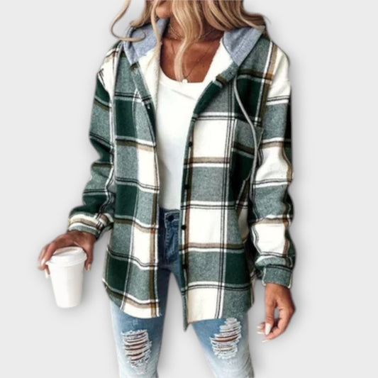 SNOWPINE CHECK HOODIE