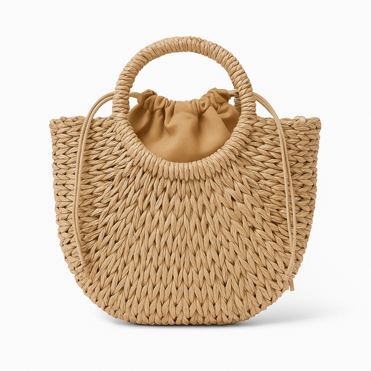 BAIA ROUND STRAW BAG