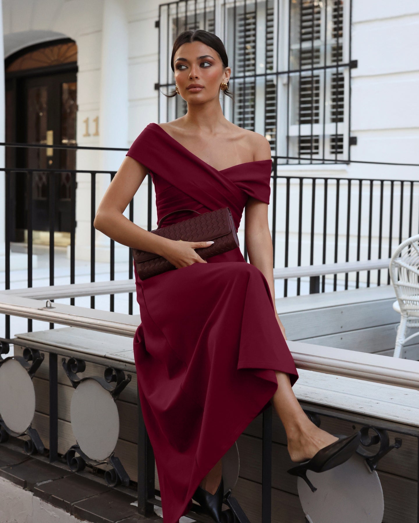 THE BORDEAUX GRACE DRESS
