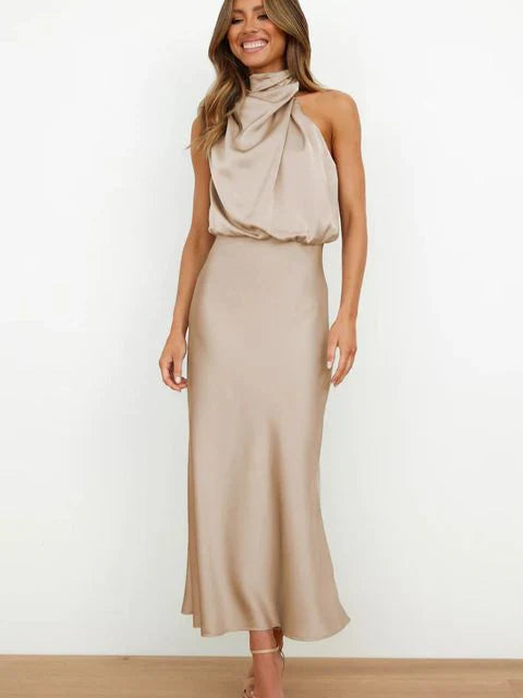 BELEZZA SATIN DRESS