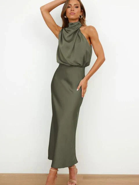 BELEZZA SATIN DRESS
