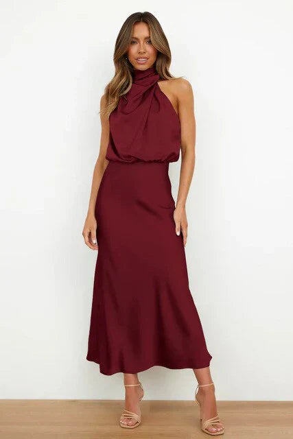 BELEZZA SATIN DRESS